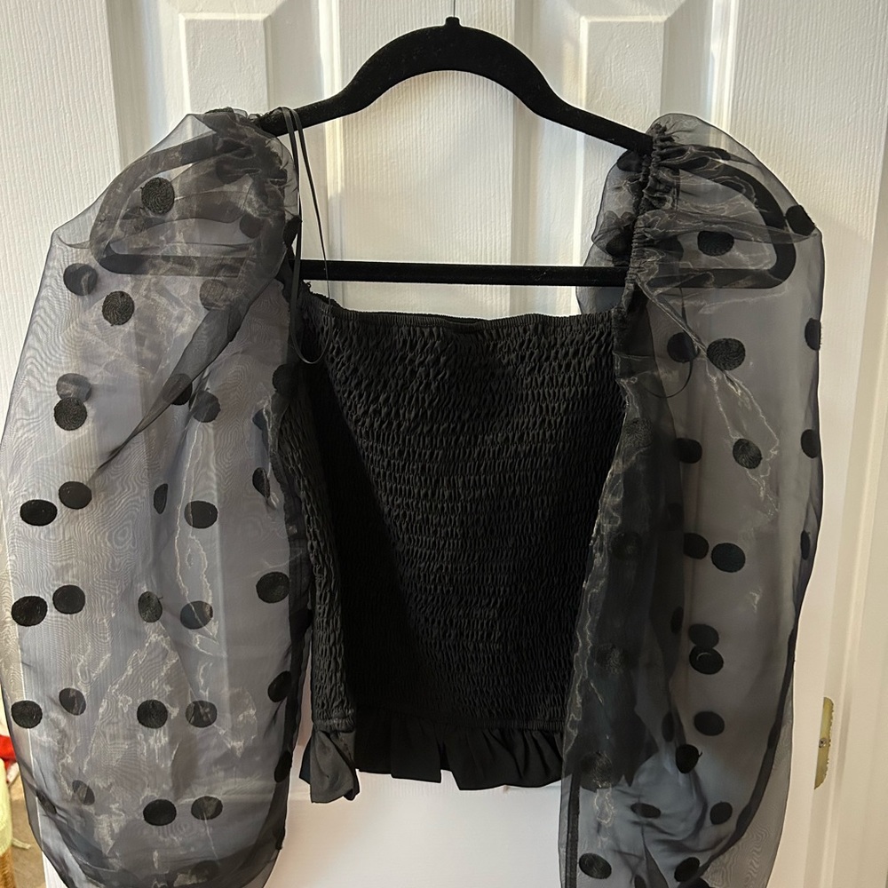 cousin couture puffy sleeves